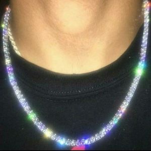 Moissanite tennis chain